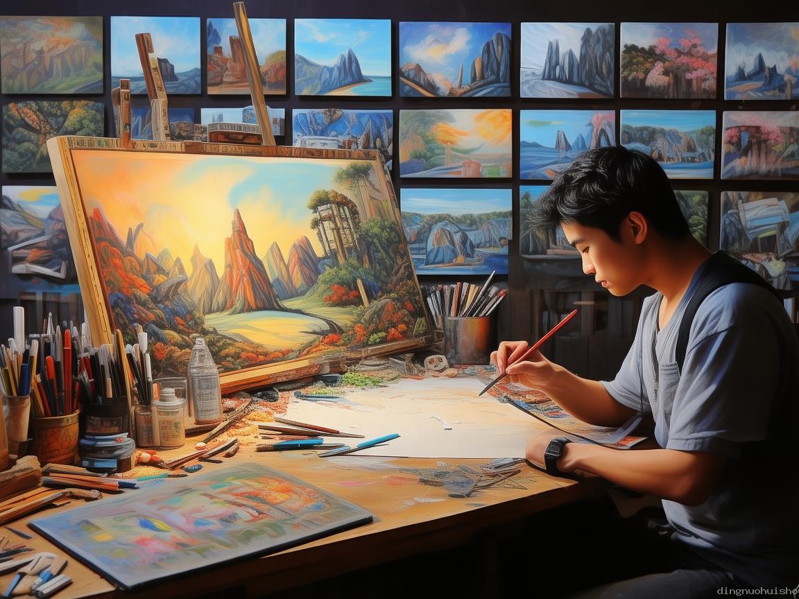 🎨 坚持绘梦，热爱不息 —— 我的十年绘画之旅